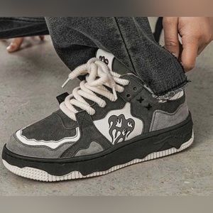 Thesupermade Vintage Niche Casual Couple Skate Shoes-1507